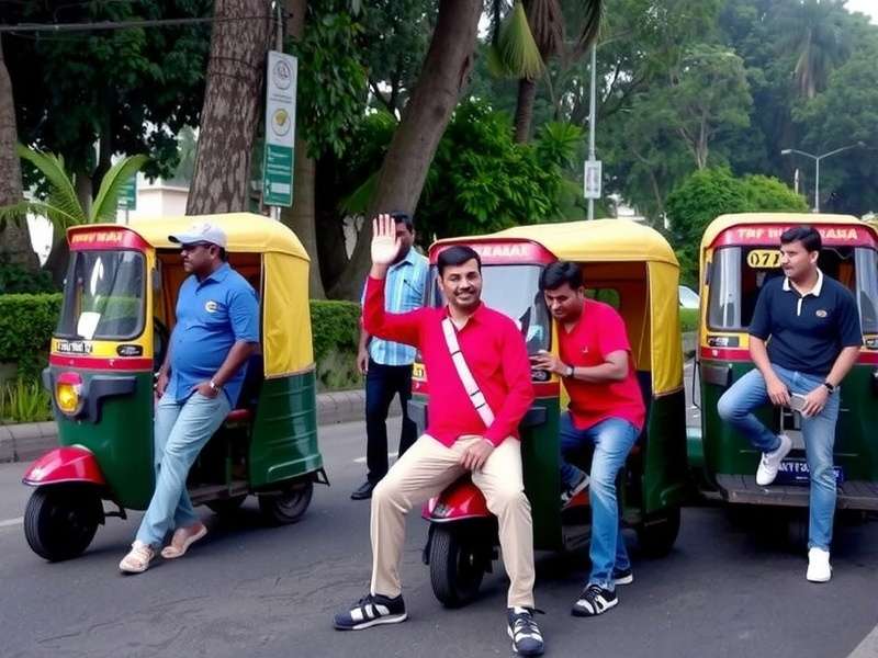 Mumbai Rickshaw Rush Community Meetup Mumbai Rickshaw Rush players at a community meetup in Mumbai